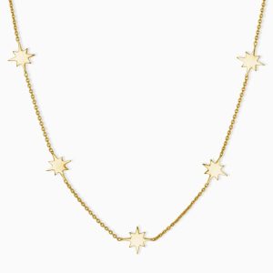 Ashiana Sara Gold Star Necklace