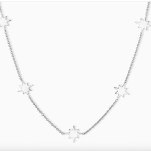 Ashiana Sara Silver Star Necklace