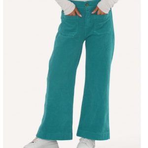 Four Pocket Corduroy Wide Leg Trousers