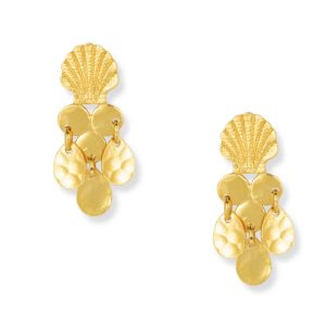 Ashiana Petite Mer Earrings in Gold