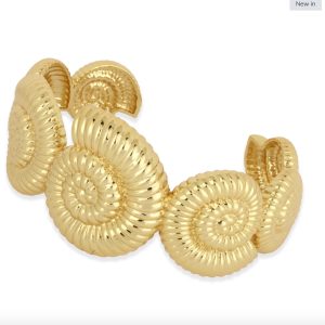 Ashiana Ocean Shores Cuff Gold