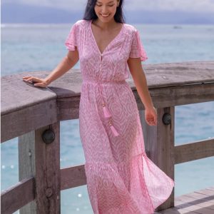 Sophia Alexia Shell Zebra Florence Maxi Dress
