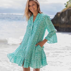Sophia Alexia Jade Zebra Bermuda Beach Dress