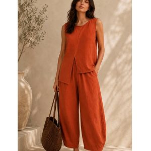 Mindy Top and Trouser Co-Ord Set