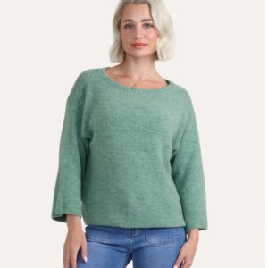 Baby Alpaca Boat Neck Knit