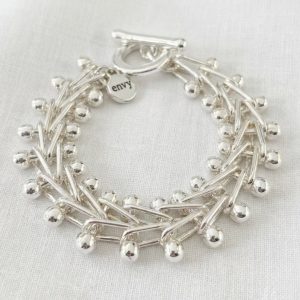 Envy Silver Bar Design Bracelet